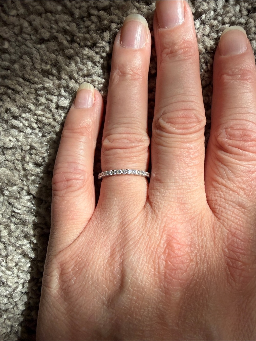 Size 7 moissanite